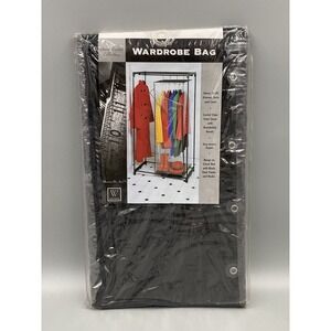 Vintage 1997 Whitmor Wardrobe Bag Ebony Crystal Collection 19x20x54 SEALED